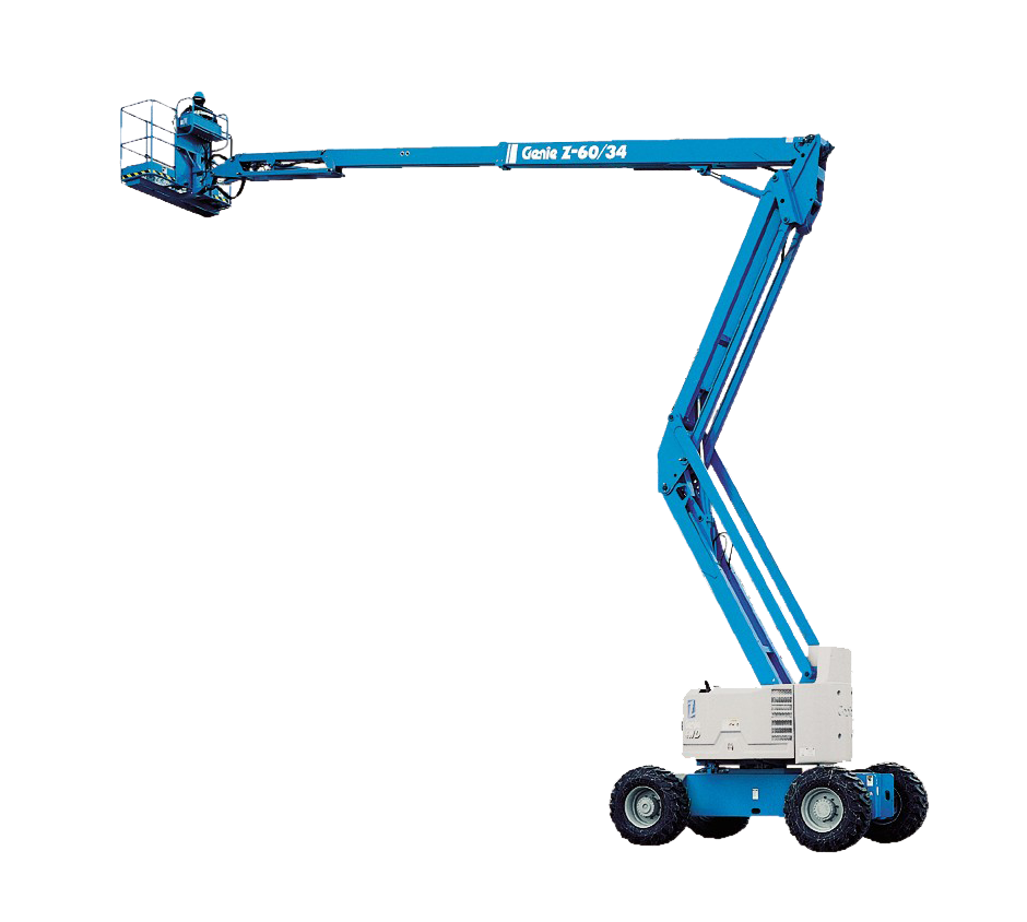 Rent the 60 ft Articulating Boom Lift, Diesel, Genie Z-60/34, JLG
