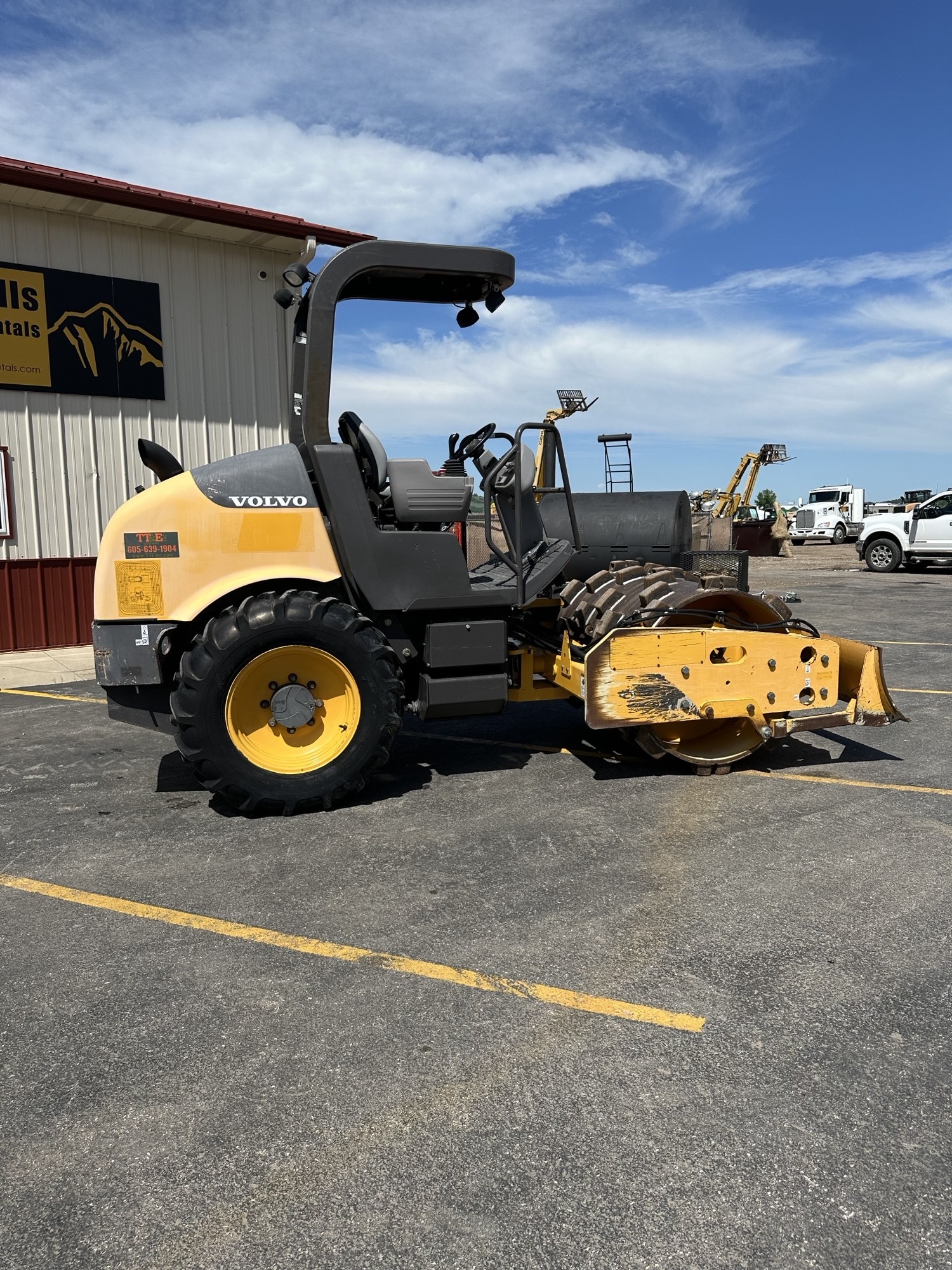 Rent the GL Volvo sd45 sheeps foot Black Hills Equipment Rentals
