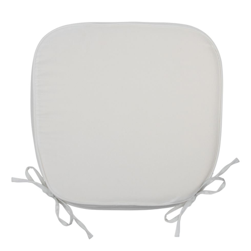 Rent the White Chair Cushion Event Rentals