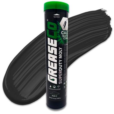 SuperDuty Moly™ Moly Grease Tube Single Cartridge | Calcium Sulfonate EP | High Temp | CV Joint | Bearing | NLGI 2 | Grease Gun Cartridge Refill