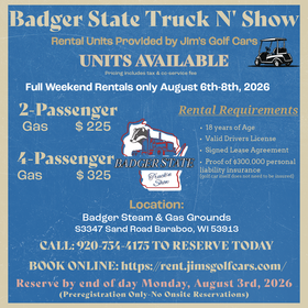 Badger State Truck N' Show 2-Passenger