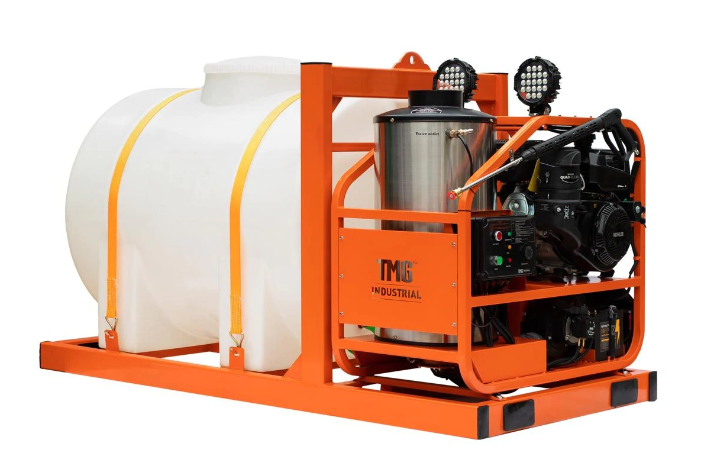 Rent the 4000psi Hot Water Pressure Washer 245 gal tank TMG-HW41T | Patriot  Equipment Rentals LLC