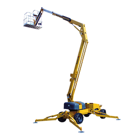 Aerial Boom Lift Rental, 61ft, 4X4, Gas/DC w/outriggers, 55XA
