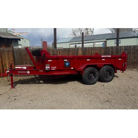 7 x 14, 2' Walls "Standard" Hydraulic Dump Trailer. 16k GVWR